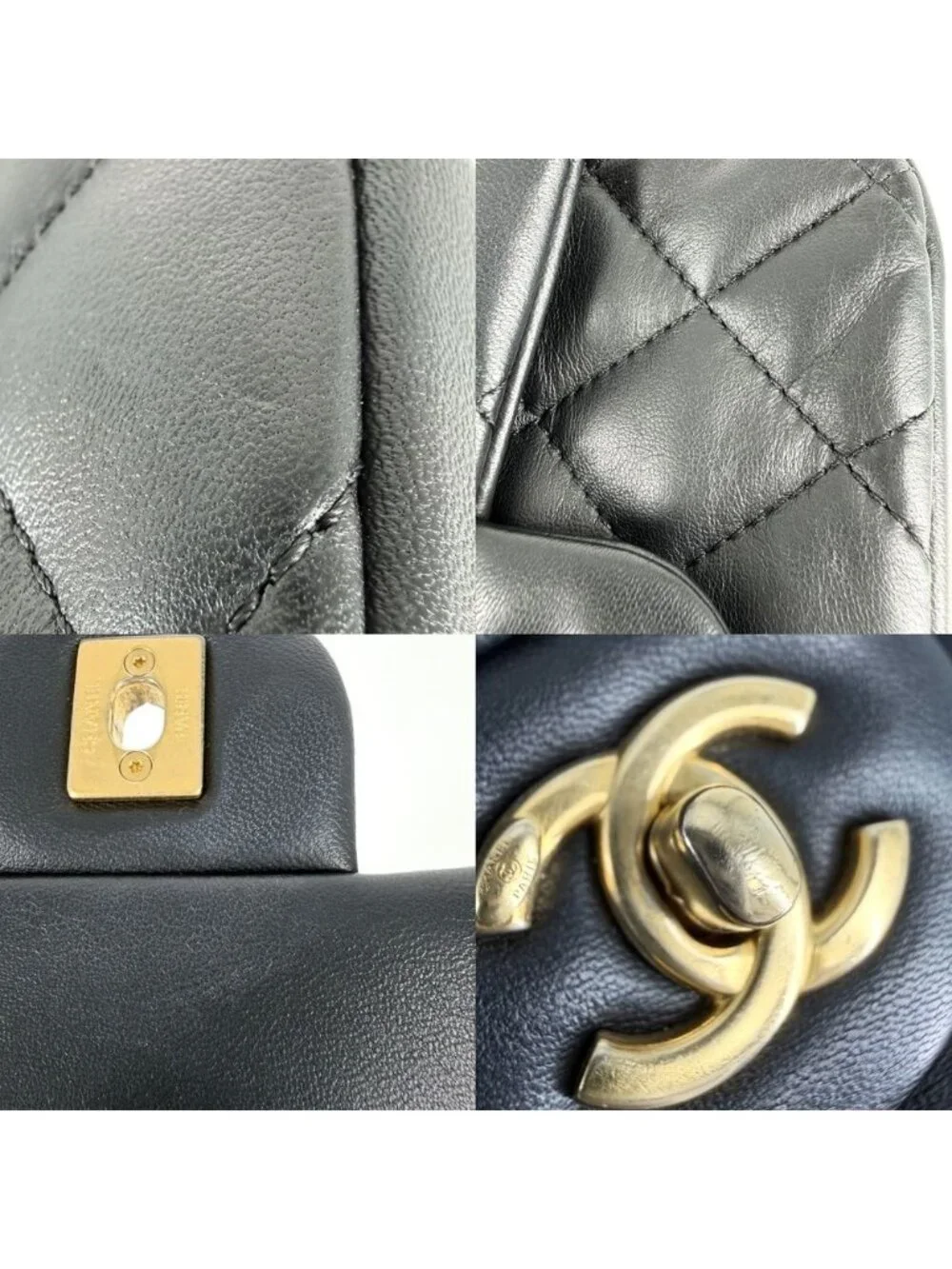 Chanel Shoulder Bag Heart Charm Mini Quilted Chain Turnlock Crossbody Mini CC
